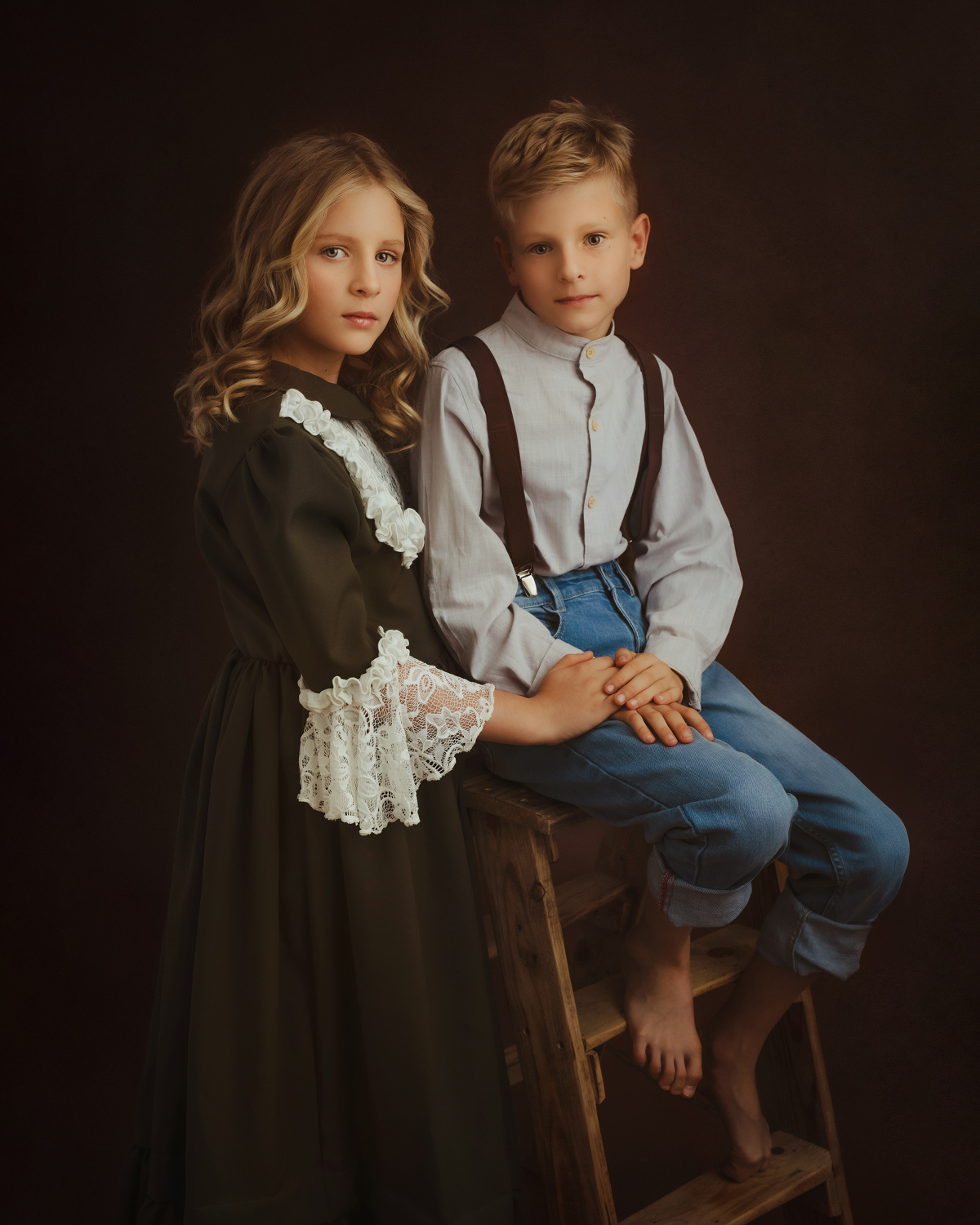 Geschwisterfotos München Kinderfotos Kinderfotografie fine art