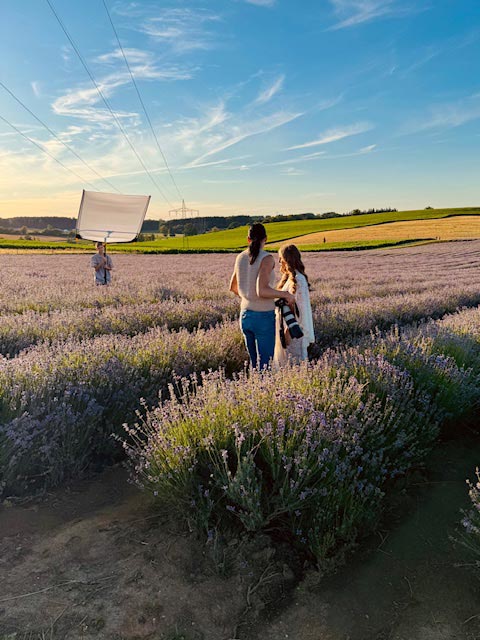 fotoshooting lavendelfeld adlstraß fotografin anne deml